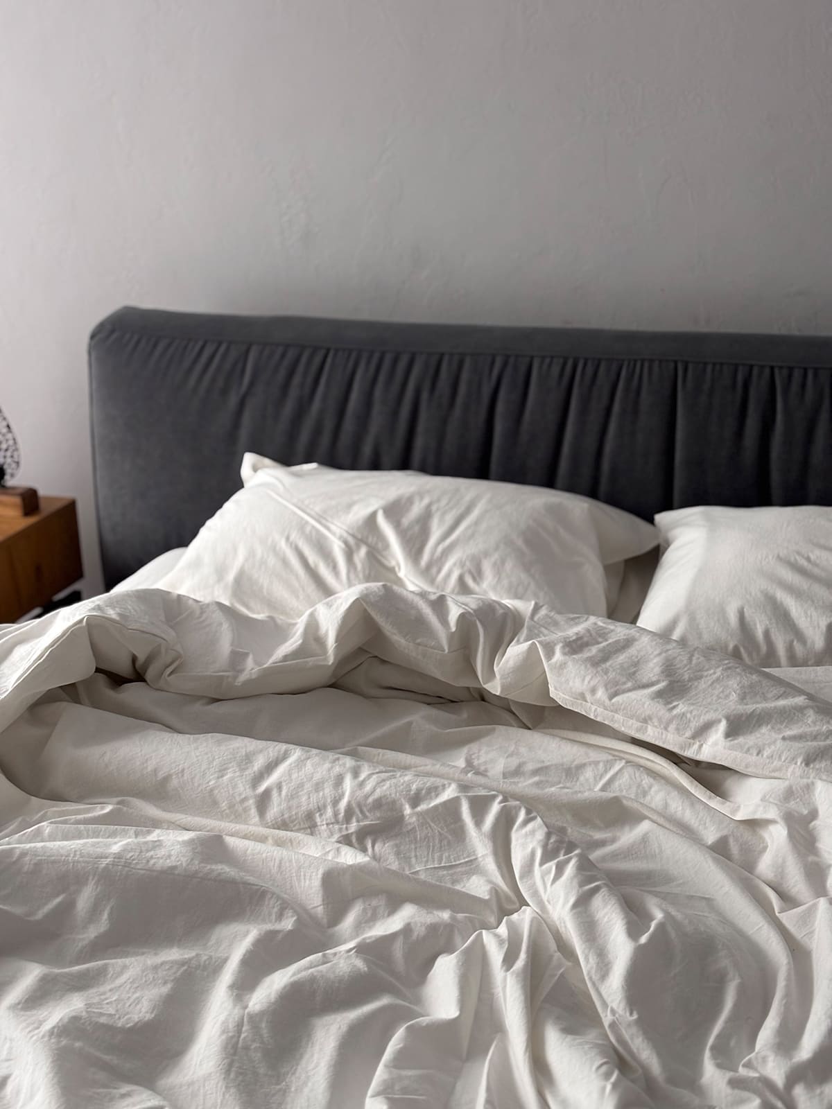 Комплект постільної білизни із вареної бавовни Cloud