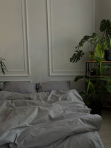 Комплект постільної білизни із ранфорсу Light Gray