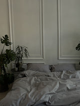 Комплект постільної білизни із ранфорсу Light Gray