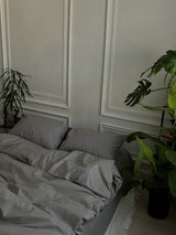 Комплект постільної білизни із ранфорсу Light Gray