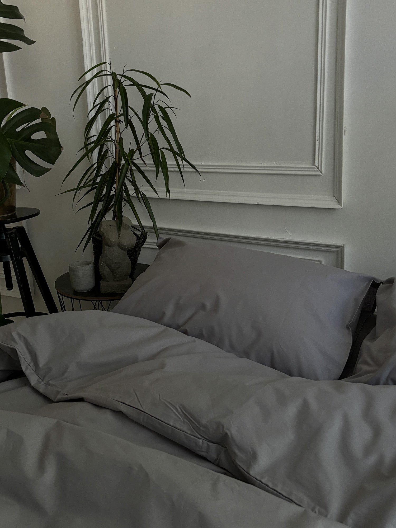 Комплект постільної білизни із ранфорсу Light Gray