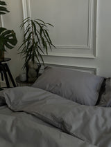 Комплект постільної білизни із ранфорсу Light Gray