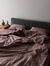 Комплект постільної білизни із ранфорсу Cappuccino Marble