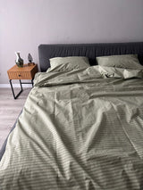 Комплект постільної білизни із бязі Olive Stripe