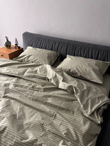 Комплект постільної білизни із бязі Olive Stripe