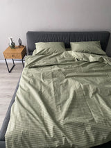 Комплект постільної білизни із бязі Olive Stripe