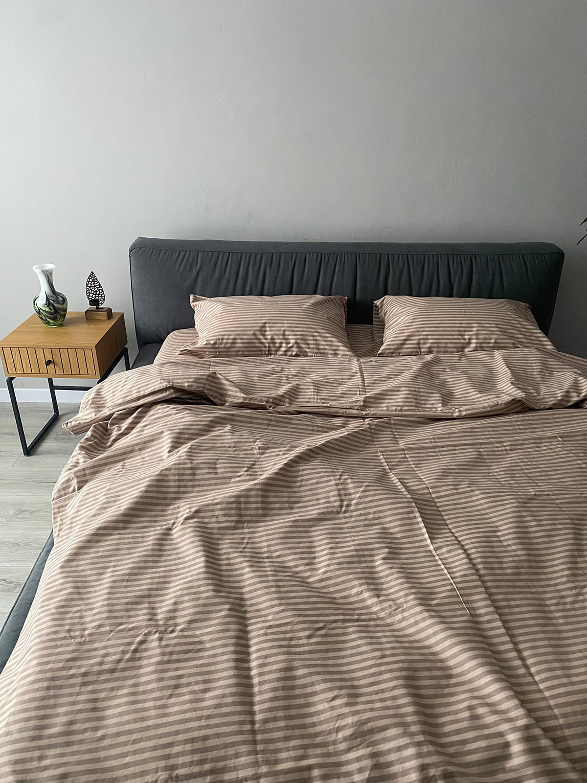 Комплект постільної білизни із бязі Mocco Stripe