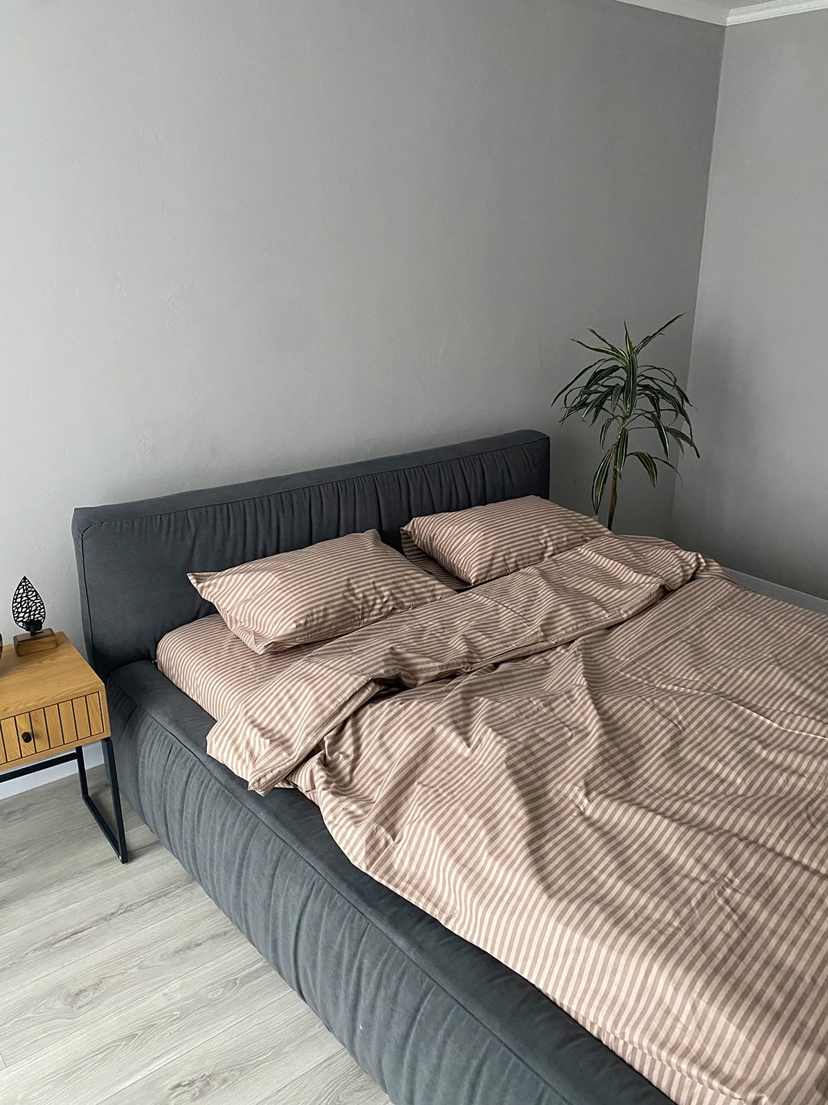 Комплект постільної білизни із бязі Mocco Stripe