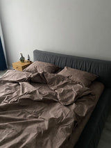 Комплект постільної білизни із ранфорсу Cappuccino Marble