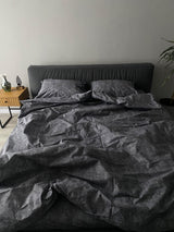 Комплект постільної білизни із ранфорсу Graphite Marble