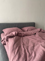 Комплект постільної білизни із вареної бавовни Rose