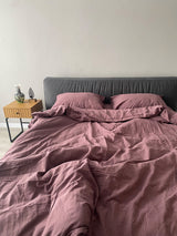 Комплект постільної білизни із вареної бавовни Rose