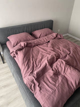 Комплект постільної білизни із вареної бавовни Rose