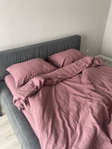 Комплект постільної білизни із вареної бавовни Rose