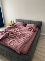 Комплект постільної білизни із вареної бавовни Rose