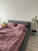 Комплект постільної білизни із вареної бавовни Rose