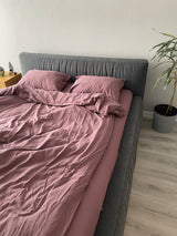 Комплект постільної білизни із вареної бавовни Rose