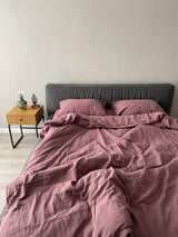 Комплект постільної білизни із вареної бавовни Rose