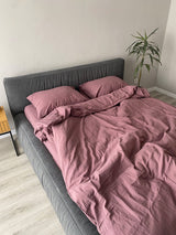 Комплект постільної білизни із вареної бавовни Rose