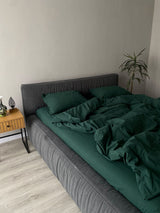 Комплект постільної білизни із вареної бавовни Emerald