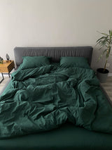Комплект постільної білизни із вареної бавовни Emerald