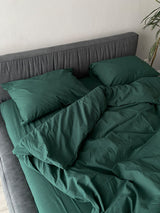 Комплект постільної білизни із вареної бавовни Emerald