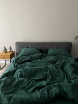 Комплект постільної білизни із вареної бавовни Emerald