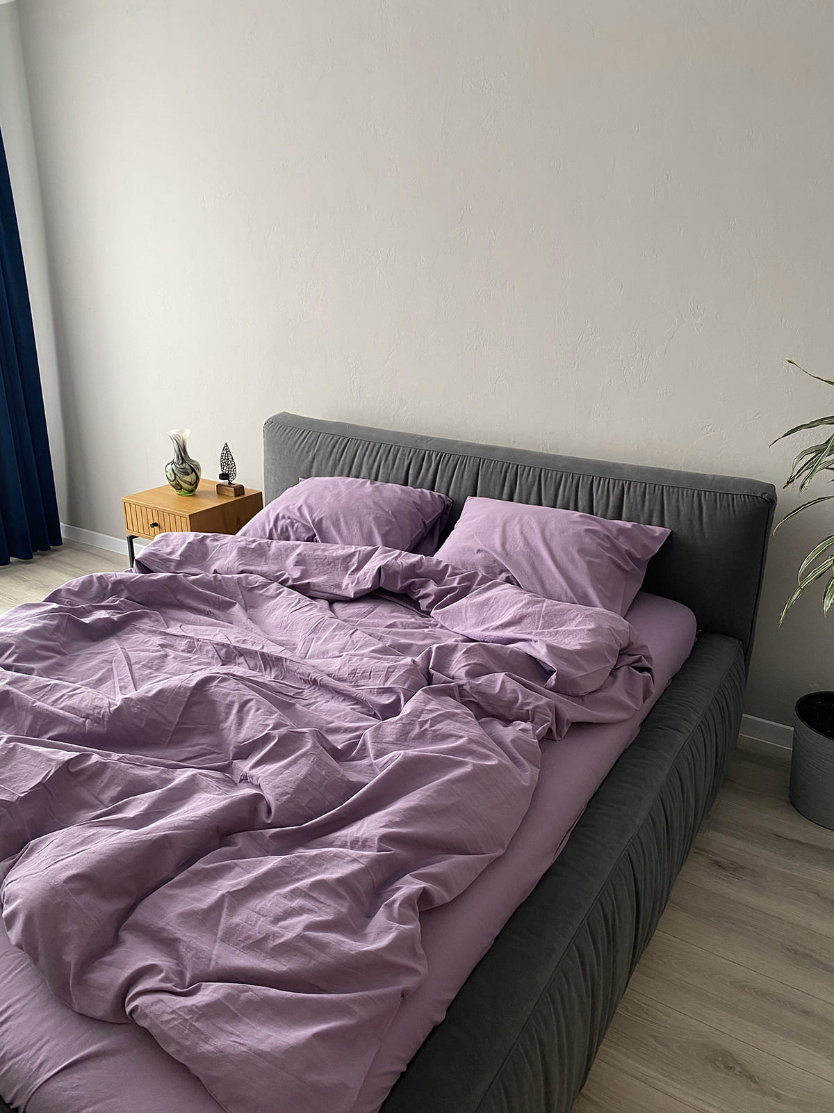 Комплект постільної білизни із вареної бавовни Lavender