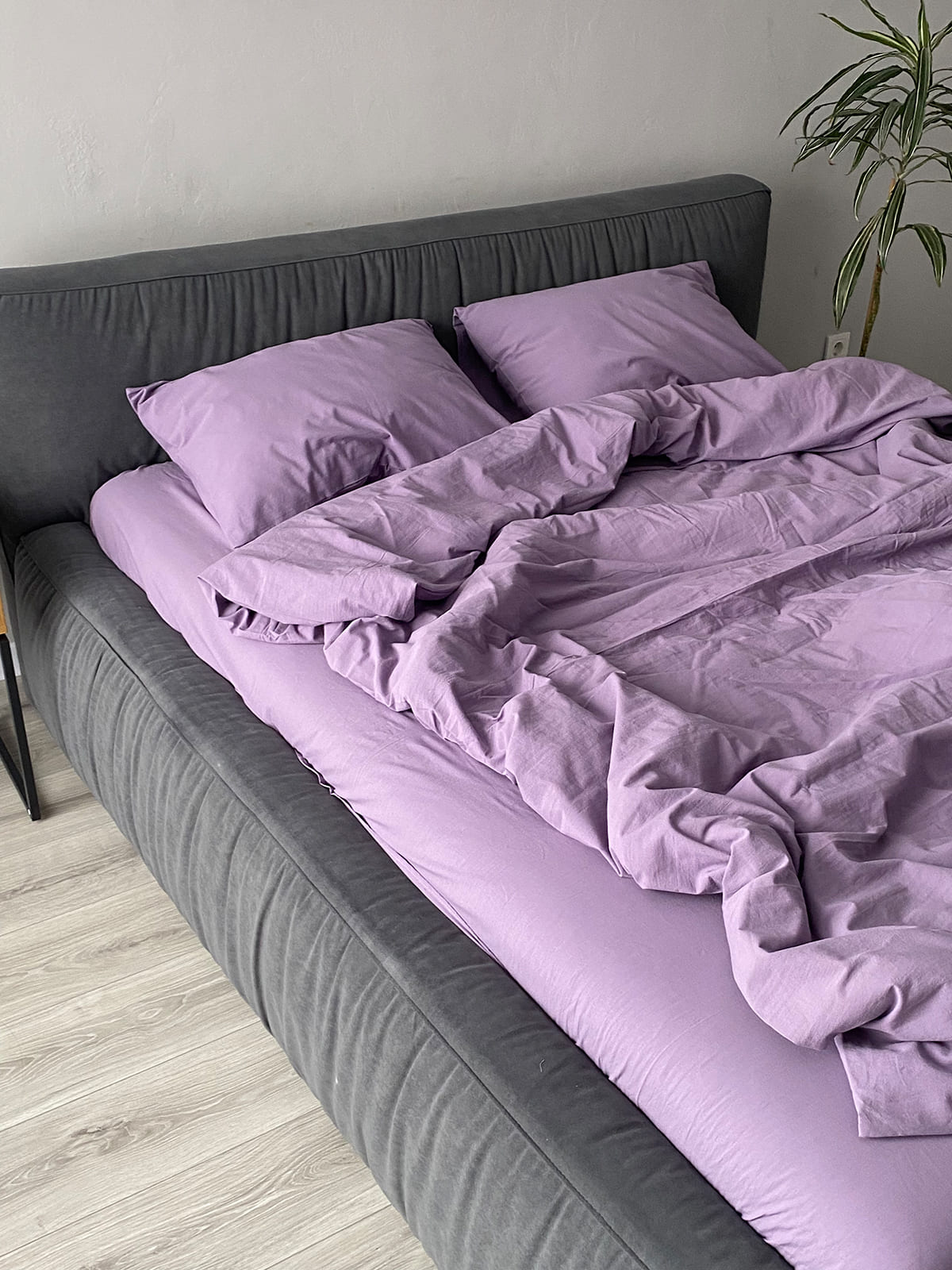 Комплект постільної білизни із вареної бавовни Lavender