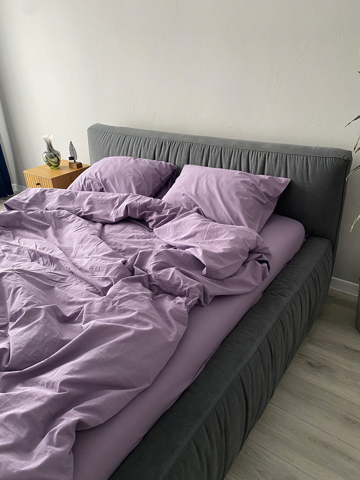 Комплект постільної білизни із вареної бавовни Lavender