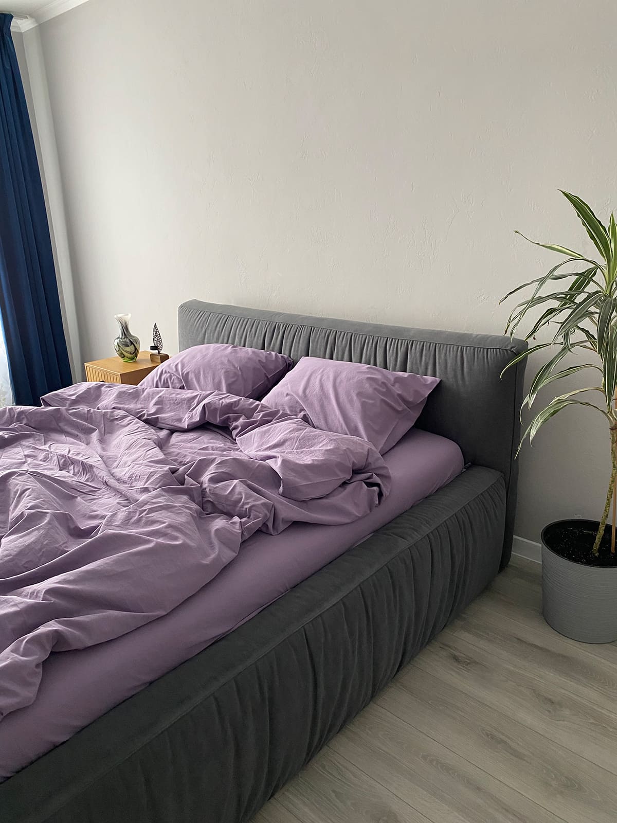 Комплект постільної білизни із вареної бавовни Lavender