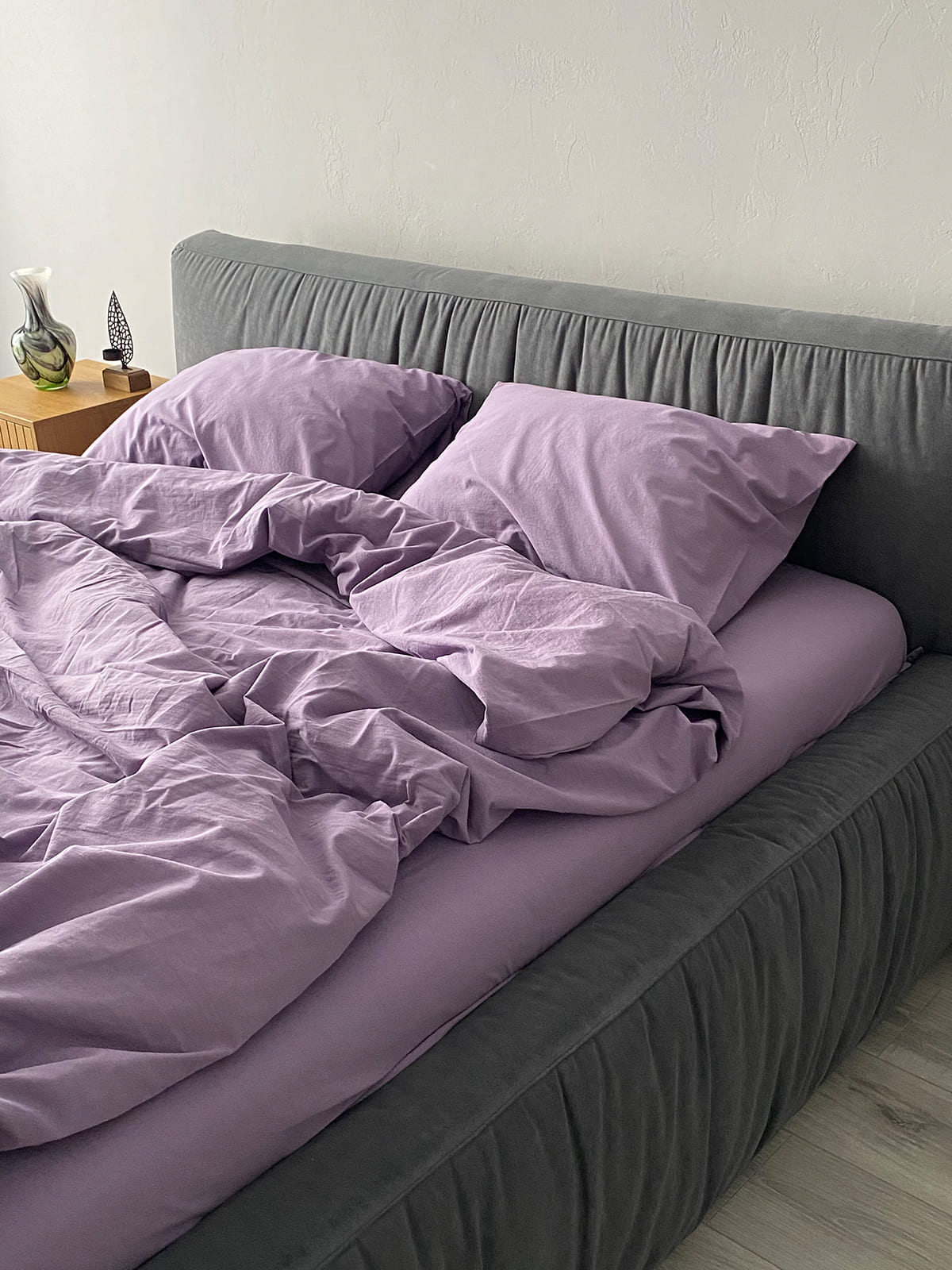 Комплект постільної білизни із вареної бавовни Lavender