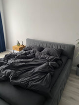 Комплект постільної білизни із вареної бавовни Graphite