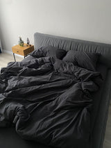 Комплект постільної білизни із вареної бавовни Graphite