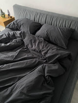 Комплект постільної білизни із вареної бавовни Graphite