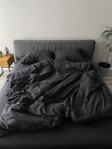 Комплект постільної білизни із вареної бавовни Graphite