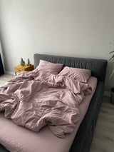 Комплект постільної білизни із вареної бавовни Lilac