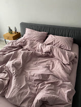 Комплект постільної білизни із вареної бавовни Lilac