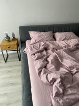 Комплект постільної білизни із вареної бавовни Lilac