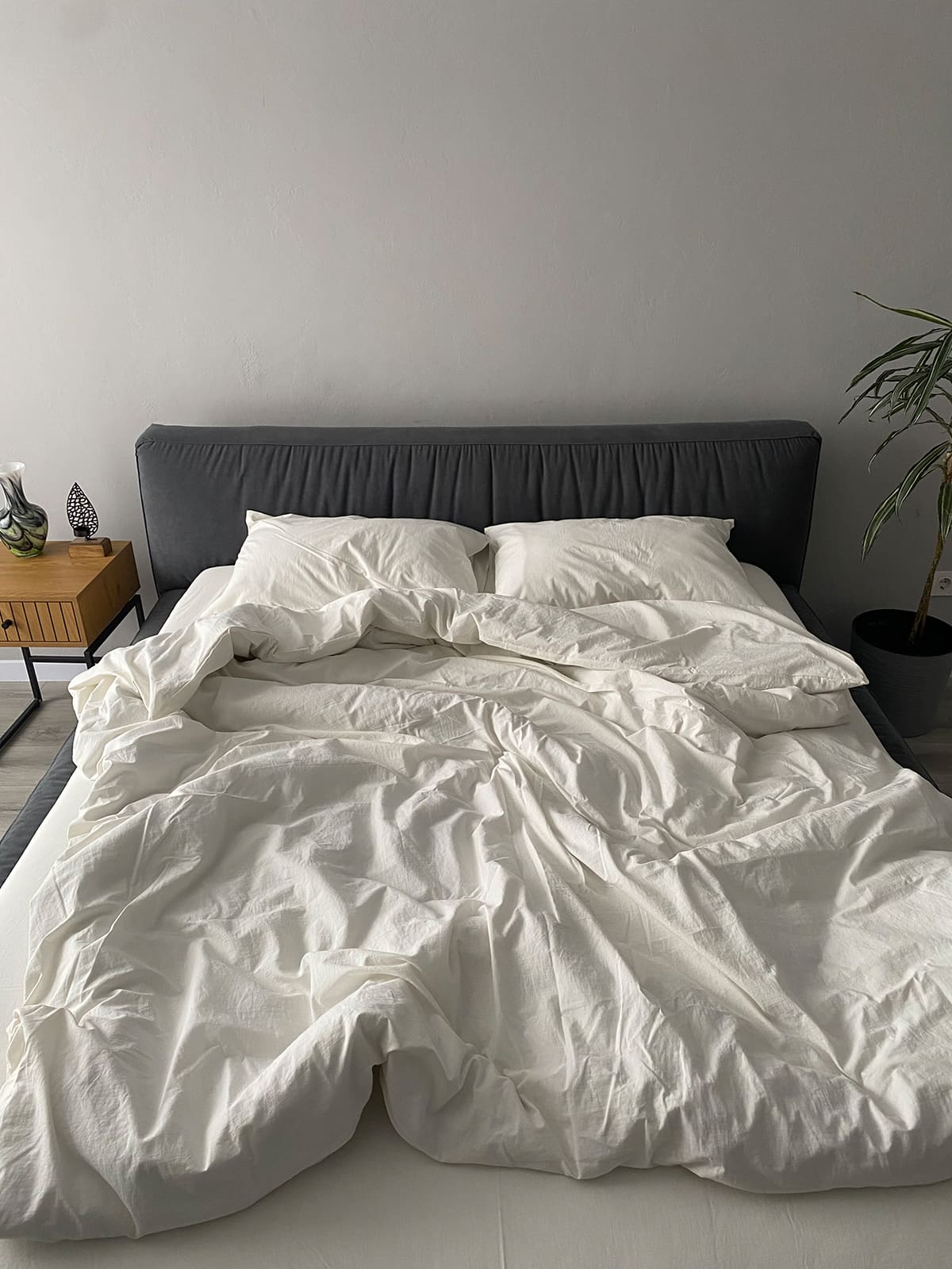 Комплект постільної білизни із вареної бавовни Cloud