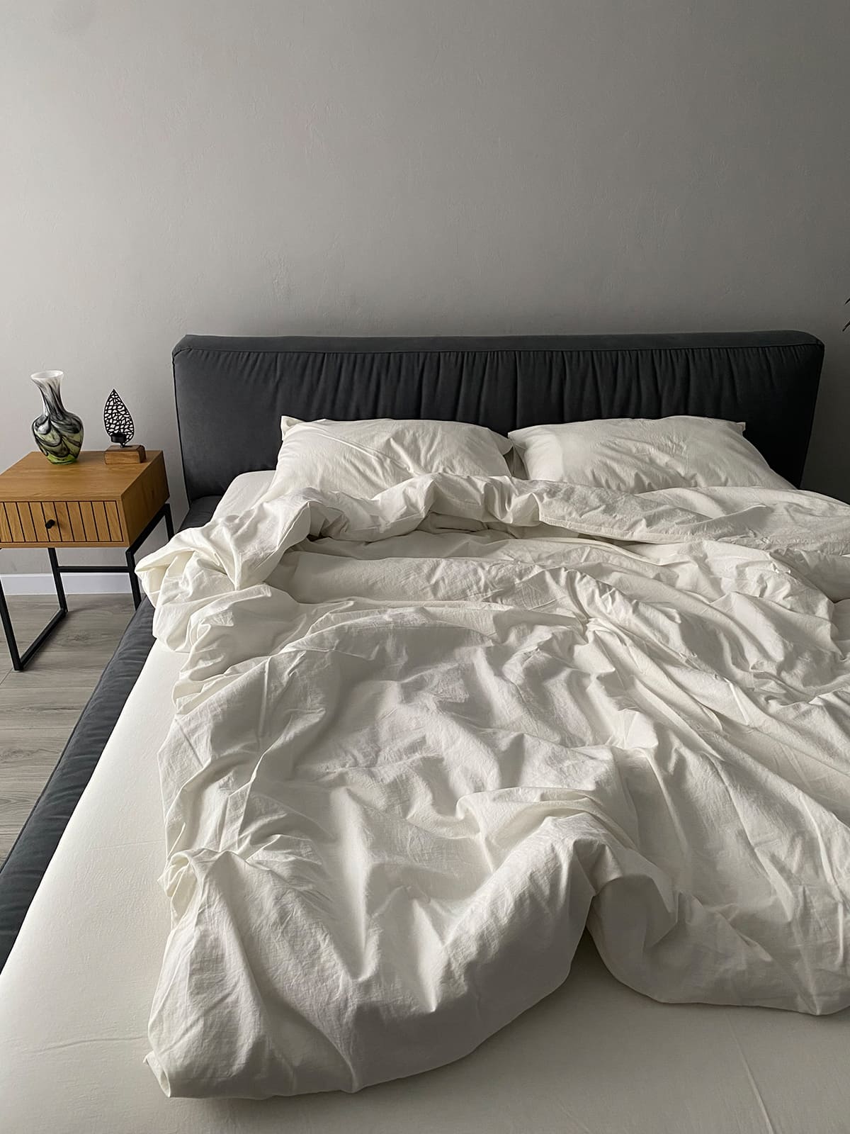 Комплект постільної білизни із вареної бавовни Cloud