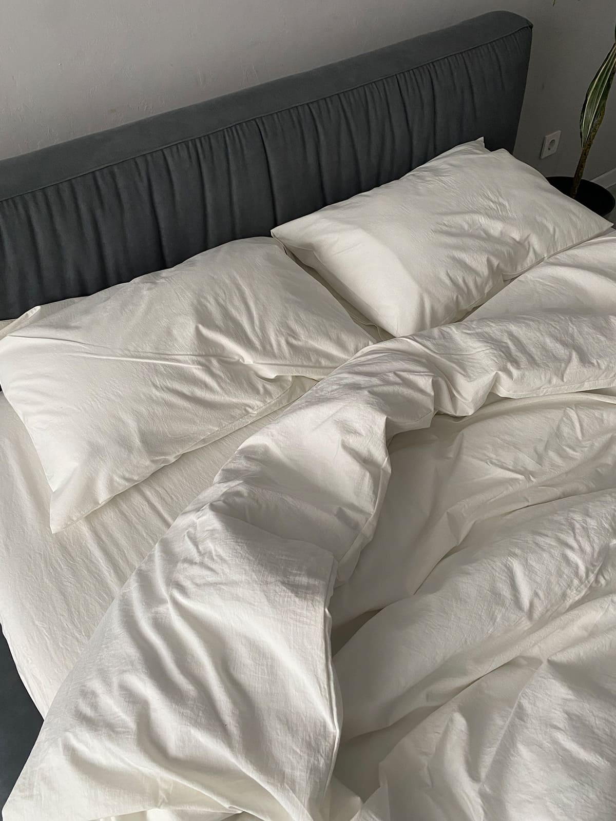 Комплект постільної білизни із вареної бавовни Cloud