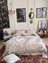 Комплект постільної білизни із бязі Mocco з рюшами