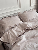 Комплект постільної білизни із бязі Mocco з рюшами