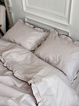 Комплект постільної білизни із бязі Mocco з рюшами