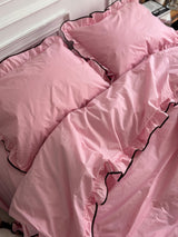 Комплект постільної білизни із бязі Barbie з рюшами