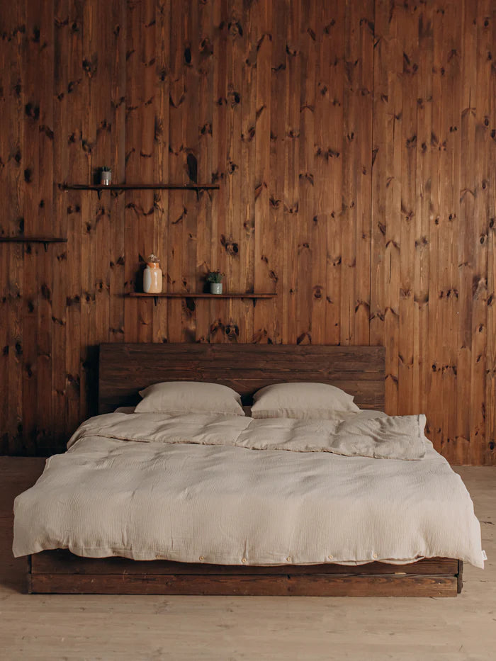 Комплект постільної білизни з мусліну Greige