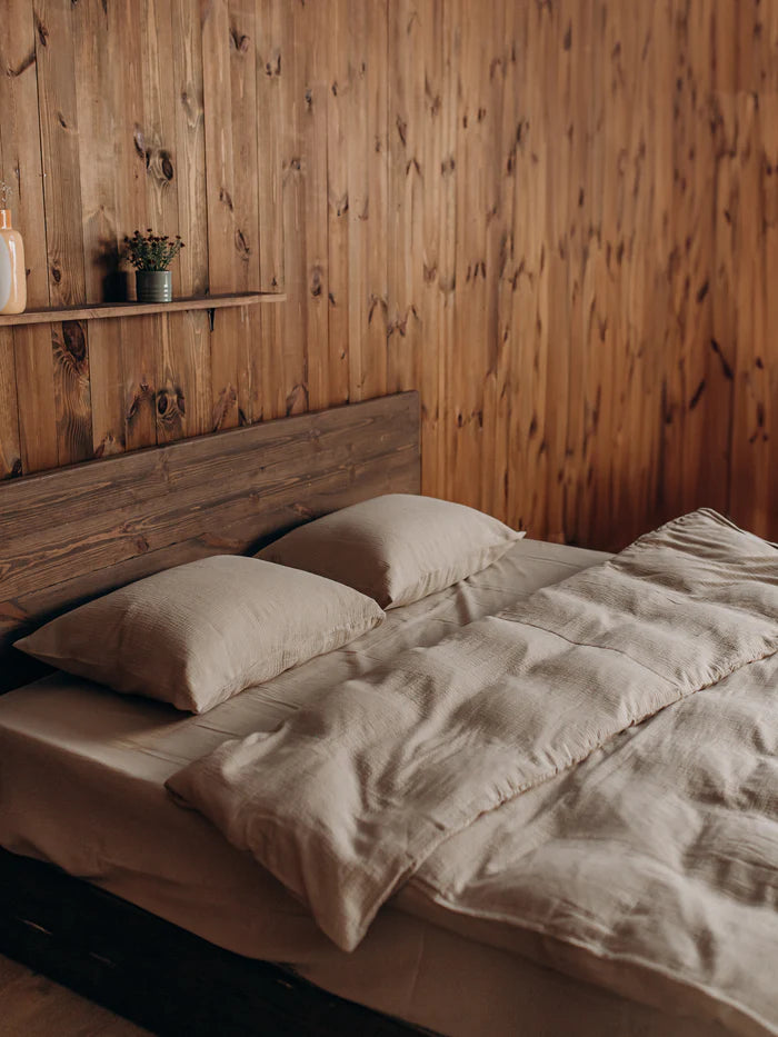 Комплект постільної білизни з мусліну Greige