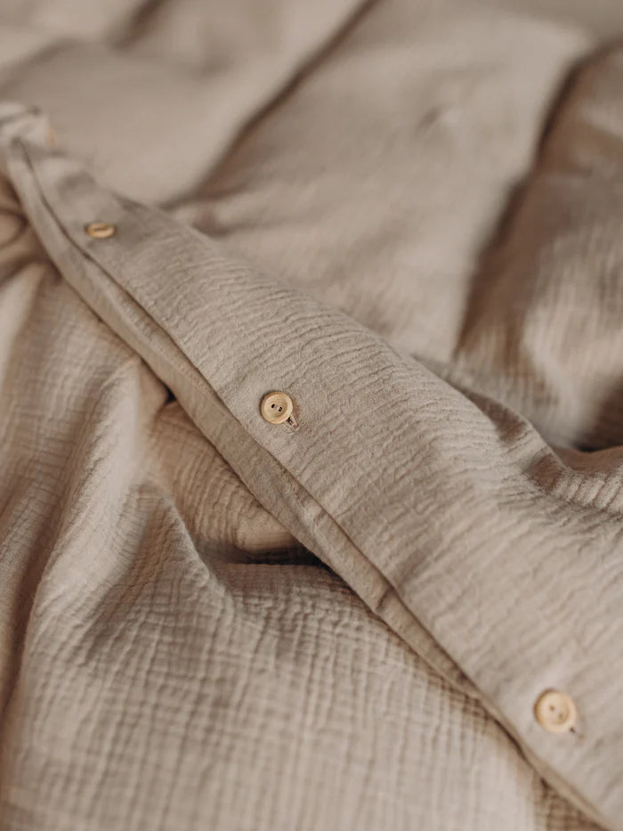 Комплект постільної білизни з мусліну Greige