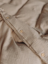 Комплект постільної білизни з мусліну Greige